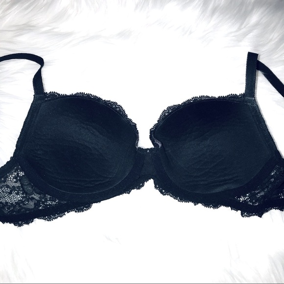 VICTORIAS SECRET Dream Angels lace lined Demi Bra black 34C - Picture 6 of 9